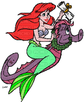 Arielle Ariel Mermaid - Бесплатни анимирани ГИФ