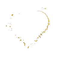 Gold Hearts - Free animated GIF