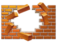 brick wall background - png ฟรี