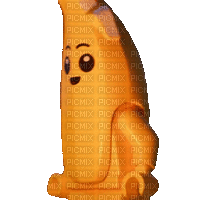 Excited Banana - Безплатен анимиран GIF