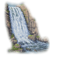 waterfall  cascade - zdarma png