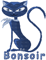 chat scintillant - Nemokamas animacinis gif