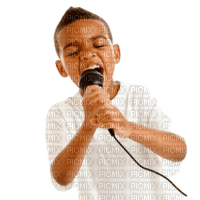 Kaz_Creations Child-Boy-Singing - png gratis