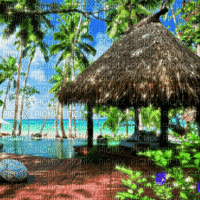 Summer Background Animated - GIF animasi gratis