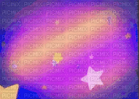 Pink and yellow star background - GIF animate gratis
