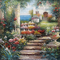 dolceluna garden  vintage bg gif - Δωρεάν κινούμενο GIF