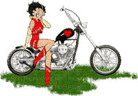 betty boop biker bp - Бесплатни анимирани ГИФ