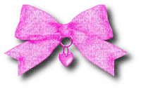 Bow.Heart.Charm.Pink - Free PNG