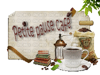 petite pause café - Безплатен анимиран GIF
