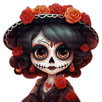 gothic woman illustrated - PNG gratuit