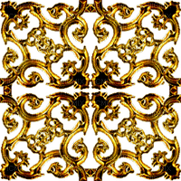 overlay deco gold fractal vintage background fond tube - darmowe png