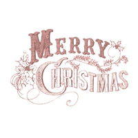 loly33 texte Merry Christmas - 免费PNG