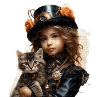 Petite fille Steampunk - 無料png
