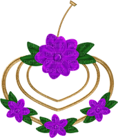 Kaz_Creations Deco Flowers Hearts Love Hanging Dangly Things Colours - zadarmo png