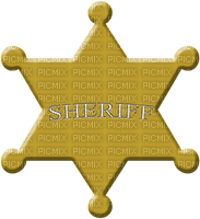 Sheriff badge - zadarmo png