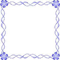 Flower Glitter Frame~DK-Blue©Esme4eva2015.gif - Бесплатный анимированный гифка
