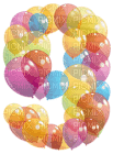 Kaz_Creations Numbers Balloons 9 - ingyenes png