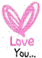 Love you - Bezmaksas animēts GIF