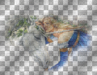 unicorn & girl - 無料のアニメーション GIF