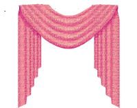 pink  curtain - darmowe png