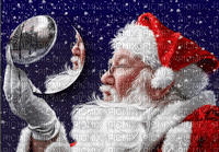 Santa Claus ,noel boule ,hiver,Orabel - GIF animate gratis