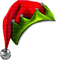 Christmas.Hat.Silver.Red.Green - безплатен png