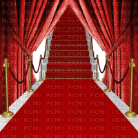 red carpet fond room theater background - png gratuito