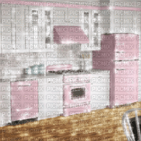 Pink Retro Kitchen - Gratis geanimeerde GIF