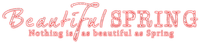 Beautiful Spring.Text.Red - ilmainen png