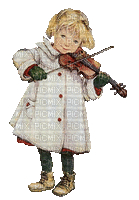 niña invierno navidad tocando gif dubravka4 - 無料のアニメーション GIF