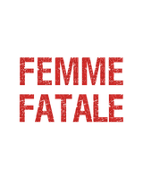Femme Fatale Text - Bogusia - безплатен png