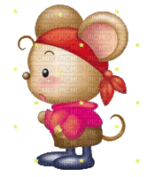 mouse maus souris animaux animal tube gif anime animated animation mignon fun stars etoile - GIF animado gratis