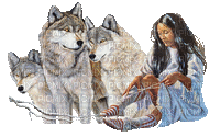 les loups - Animovaný GIF zadarmo