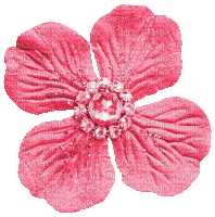 Pink Animated Flower - By KittyKatLuv65 - Ücretsiz animasyonlu GIF