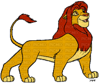 roi lion - GIF animate gratis