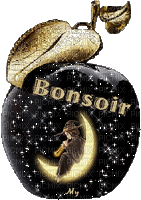 bonsoir 3 - Бесплатный анимированный гифка
