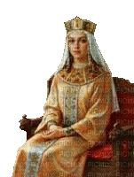 Prinzessin, gold, gelb, - Ingyenes animált GIF