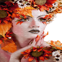 automne femme autumn woman - 無料png