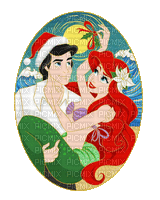 Arielle Ariel Mermaid Eric Christmas - GIF animado gratis