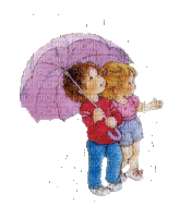 il pleut - Gratis animerad GIF