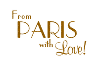 From Paris With Love Text - PNG gratuit