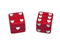 heart dice - png gratis