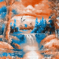 soave background animated autumn fantasy forest - Δωρεάν κινούμενο GIF