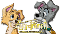 Kaz_Creations Cartoons Cartoon Lady and the Tramp  Logo - Free PNG