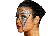 woman zip face bp - PNG gratuit