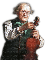 Rena Vintage Man Mann Geige - kostenlos png