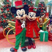 image encre couleur Noël sapin  Minnie Mickey Disney anniversaire dessin texture effet edited by me - png gratis