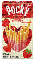 strawberry heart pocky - png ฟรี