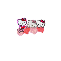 Hello Kitty flower crown (Created with PicsArt) - PNG gratuit