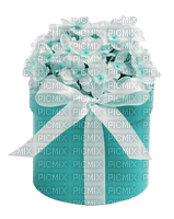 Kaz_Creations Teal Deco Gift Present Ribbons Bows Flowers  Colours - gratis png